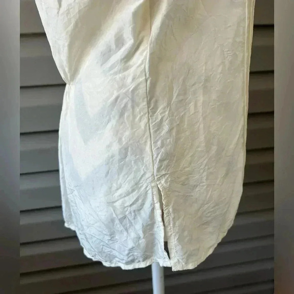 J.Jill Cream Long Sleeve V Neck 100% Silk Sz S - Picture 4 of 9
